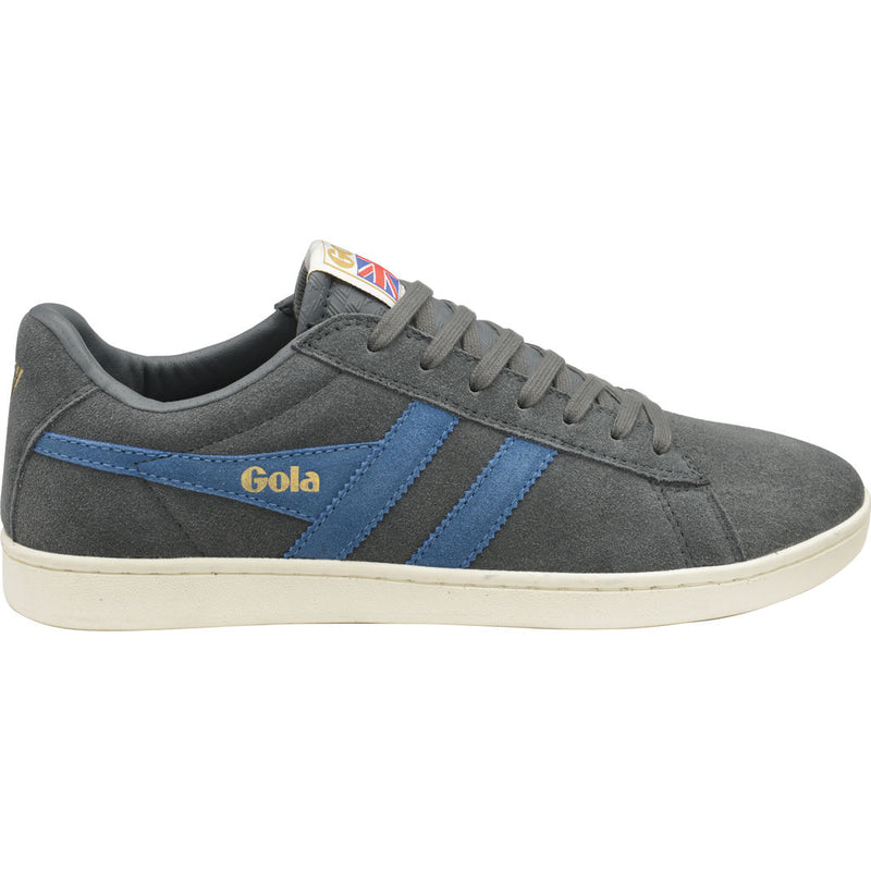 Gola Men's Equipe Suede Sneakers | Graphite/Marine Blue/Off White