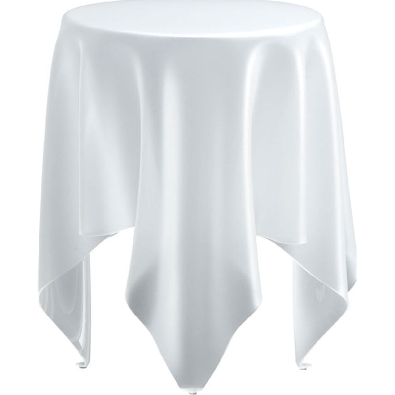 Essey Illusion Side Table | Ice White --Large (Grand) ES-GRILL-ICE