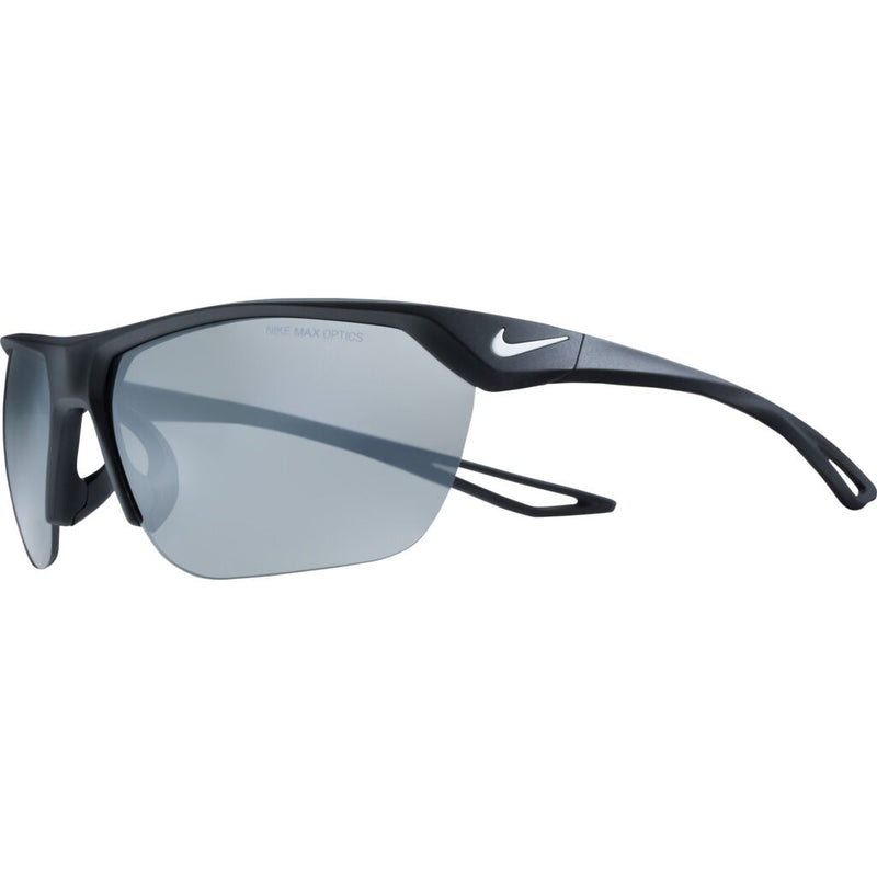 Nike Trainer S Sunglasses|Matte Black/White Grey W/ Silver Mirror EV1063-010