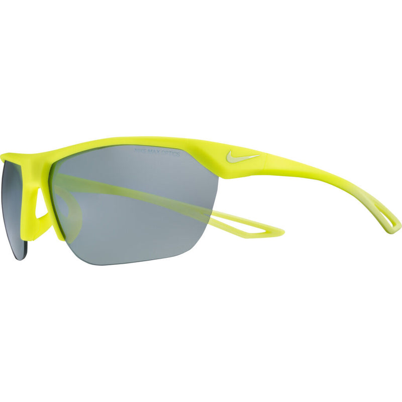 Nike Trainer S Sunglasses|Matte Volt/Barely Volt Grey W/ Silver Mirror EV1063-770