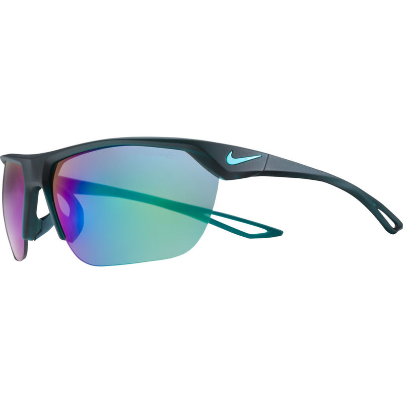 Nike Trainer S Mirrored Sunglasses|Aurora Green/Neptune Green Grey W/ Green Mirror EV1064-333