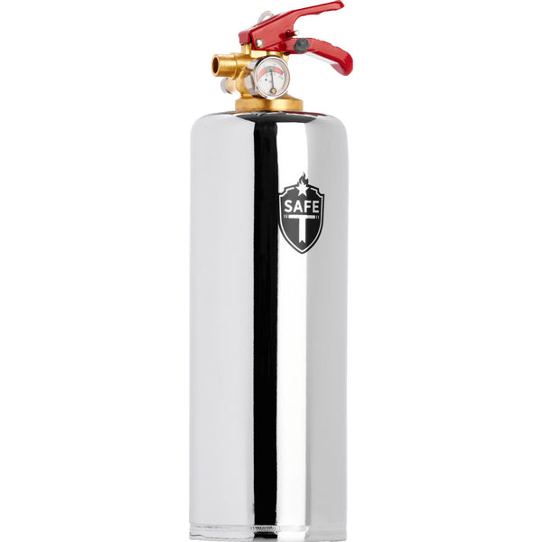 Safe-T Designer Fire Extinguisher | Industrial -Chrome EX1006