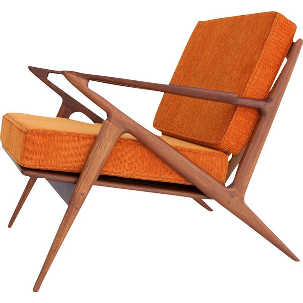 Bowery & Grand BG003-01 Electric Orange Chair | Polaris Z