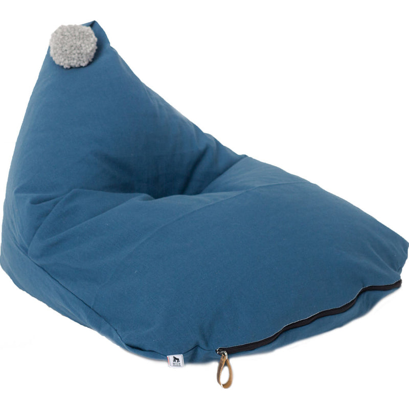 Wild Design Lab Elliot Bean Bag Chair Cover | Navy Blue BBCE