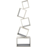 Malagana Equilibrium Modern Light Bookcase | Coal EQ-101 CO