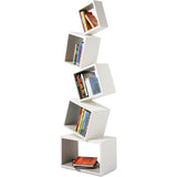 Malagana Equilibrium Modern Light Bookcase | Ivory EQ-101 IV