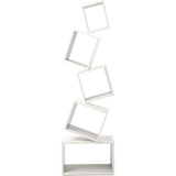 Malagana Equilibrium Modern Light Bookcase | Ivory EQ-101 IV