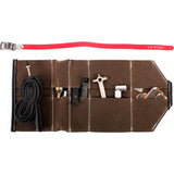 EH Works Essential Bike Tool Roll | Saddle with Red Strap ESSSADR