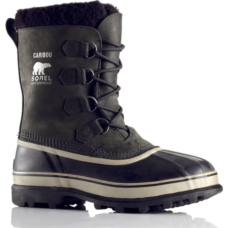 Sorel Men's Caribou Waterproof Snow Boots | Black & Tusk 1002871