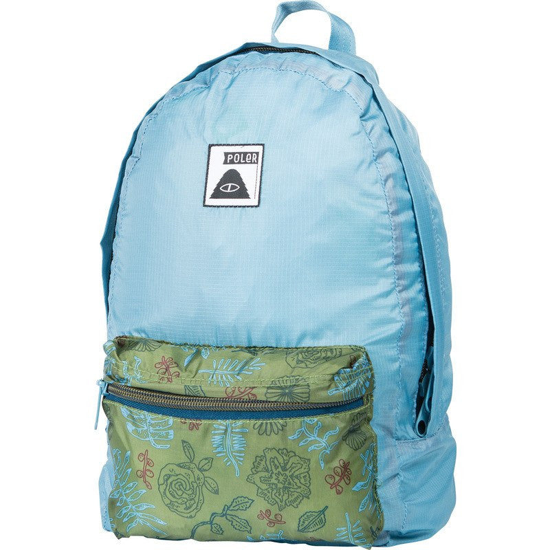 Poler Stuffable Pack Backpack | Brotanical Mossy/ TRUE Blue 532013-PBO
