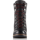 Sorel  Women's Conquest Wedge Waterproof Snow Boot | Black/Dk Grey Size 7 1691961010