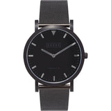 Shore Projects Falmouth Watch with Mesh Strap | Black/Grey
