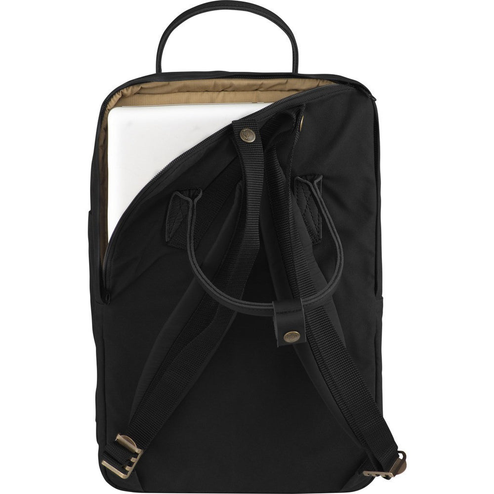 fjällräven kånken no 2 laptop 15 backpack Fjallraven Kanken No. 2 15" Black Edition All Black F23568-550 – Sportique