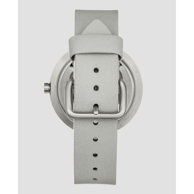 The Horse Minimal 40 mm Silver Watch | Grey/Grey