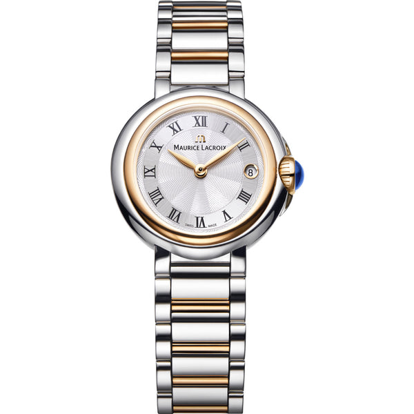 Maurice Lacroix Fiaba Date 28mm Watch | Silver/Gold FA1003-PVP13-110-1