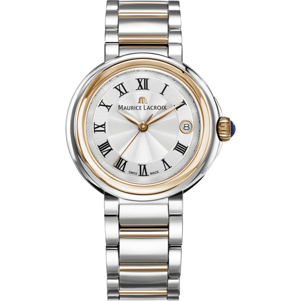 Maurice Lacroix Fiaba Date 36mm Watch | Silver/Gold FA1007-PVP13-110-1