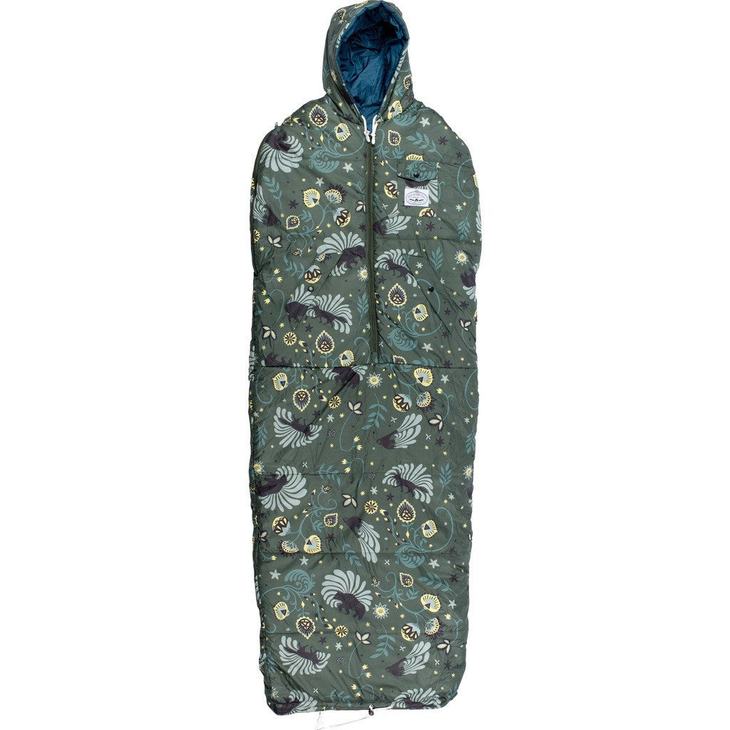 Napsack Poler Reversible Napsack Wearable Sleeping Bag Olive Wild 634021-OLV ...