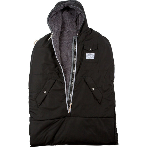 Poler Shaggy Napsack Wearable Sleeping Bag | Black 634022-BLK SM / MD / LG / XL