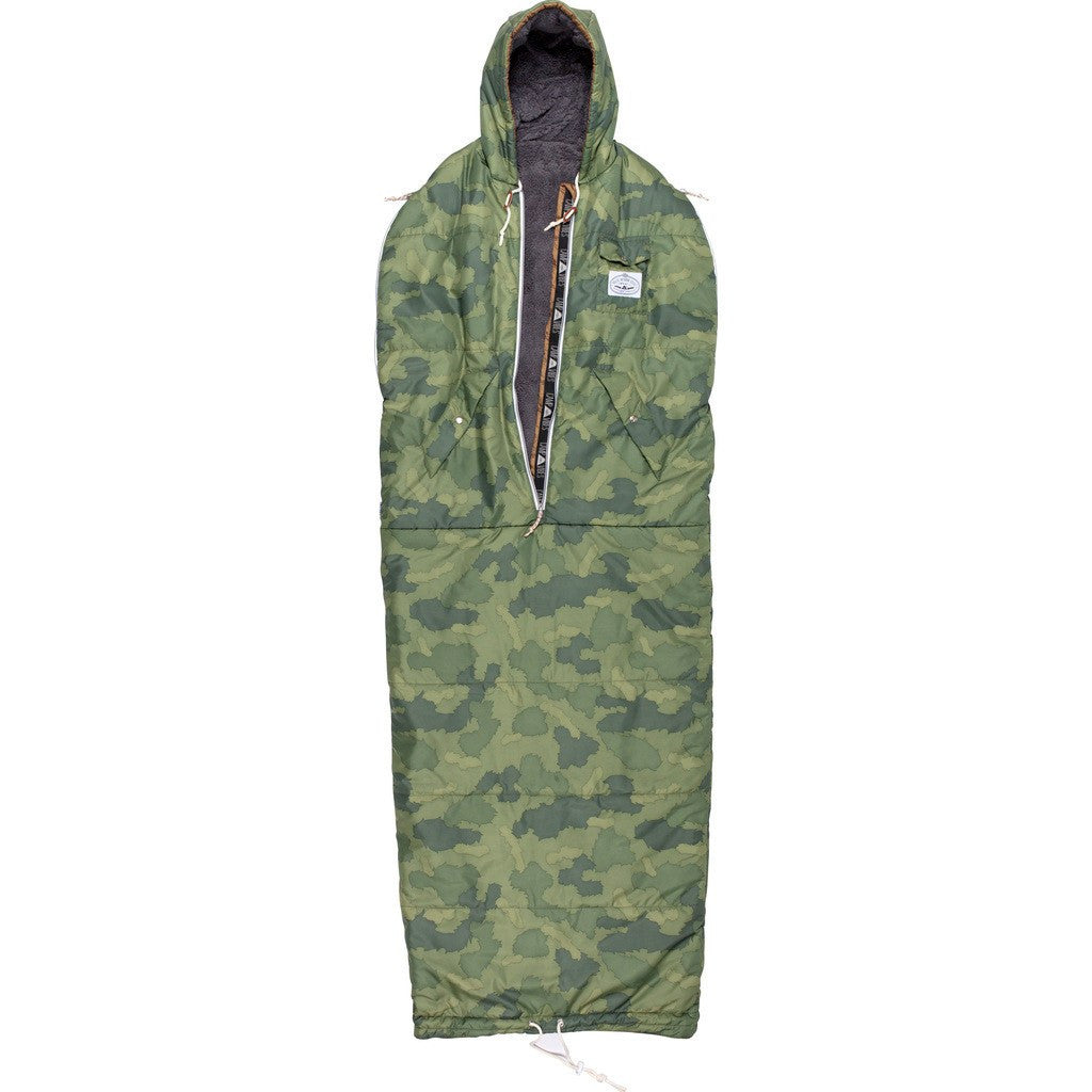 Napsack Poler Shaggy Napsack Wearable Sleeping Bag Furry Camo 634022-GCO-SM ...