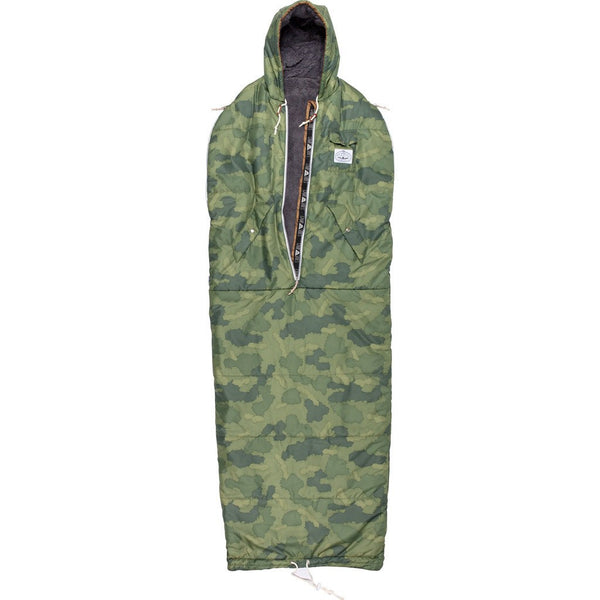 Poler Shaggy Napsack Wearable Sleeping Bag | Furry Camo 634022-GCO SM / MD / LG / XL