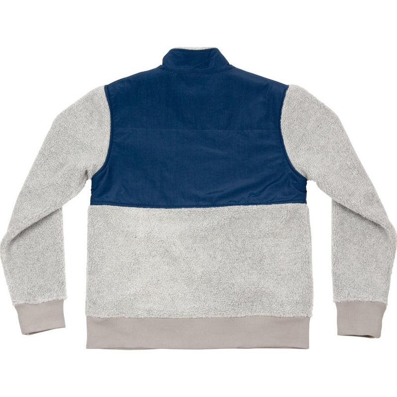 Poler Men's Half Fleece Jacket | Gray 637185-GRY SM / MD / LG / XL