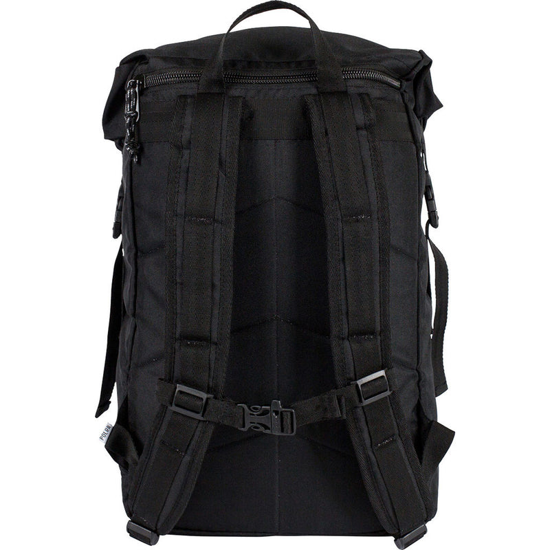 Poler Rolltop Backpack | All Black 13100003-BLK