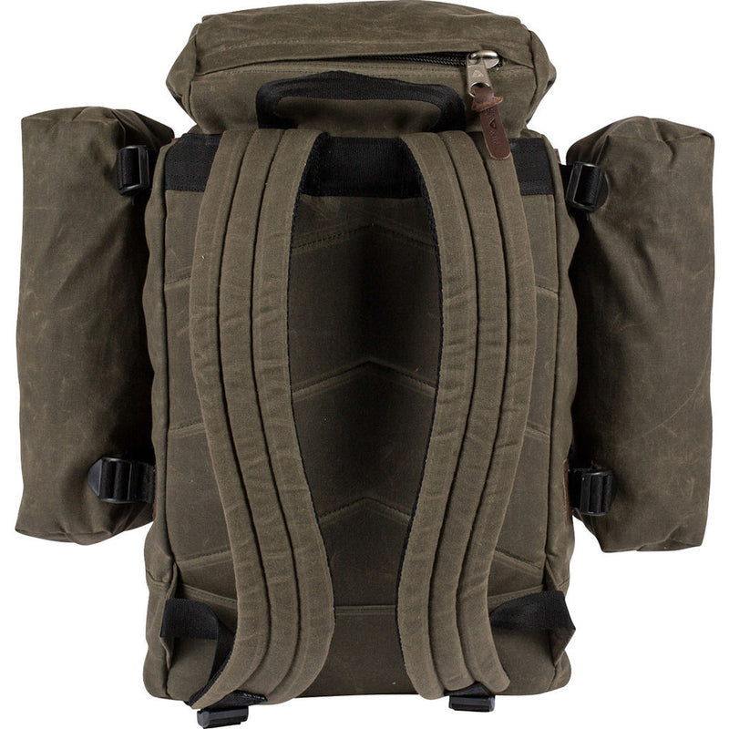 Poler Classic Rucksack Backpack | Waxed Burnt Olive 13100013