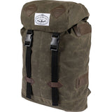 Poler Classic Rucksack Backpack | Waxed Burnt Olive 13100013