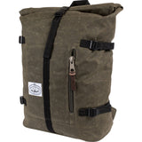 Poler Classic Rolltop Backpack | Waxed Burnt Olive 13100014