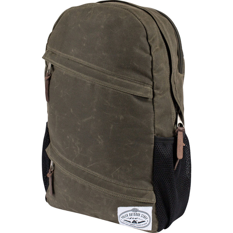 Poler Classic Excursion Pack Backpack | Waxed Burnt Olive 13100016