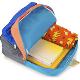 Mokuyobi Faux Roll Top Backpack | Royal/Neon Orange FROL01
