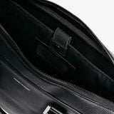 Hook & Albert Leather Structured Briefcase | Black FBRFLTH-BLK-OS