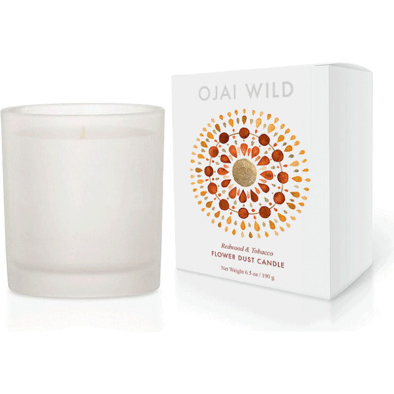 Ojai Wild Raw Essence Candle | Red Wood + Tabacco