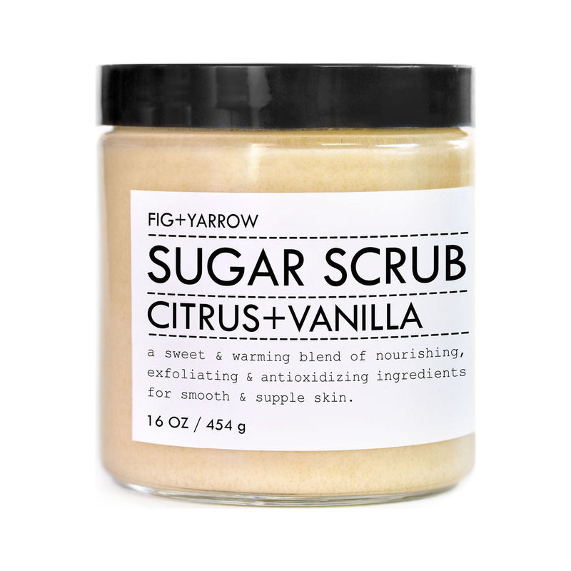 Fig+Yarrow Sugar Scrub | Citrus+Vanilla 16 oz