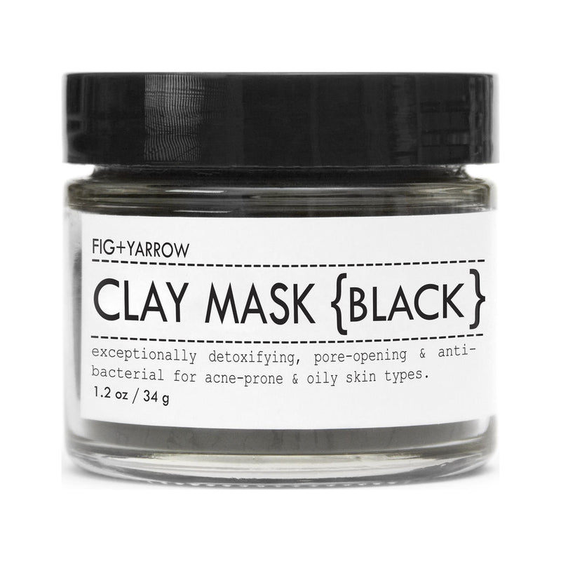 Fig+Yarrow Clay Mask | Black 1.2 oz