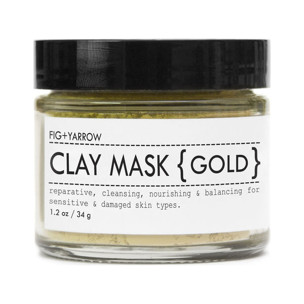 Fig+Yarrow Clay Mask | Gold 1.2 oz