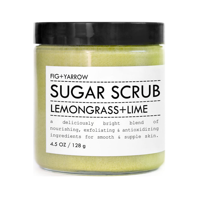Fig + Yarrow Sugar Scrub | Lemongrass+Lime 4.5 oz - LLSS45
