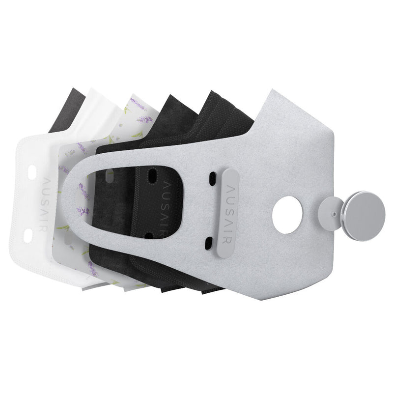 AusAir Single Face Mask Pack | Light Grey