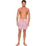 Tom & Teddy Men's Flamingo Shorts | Pink & Red 