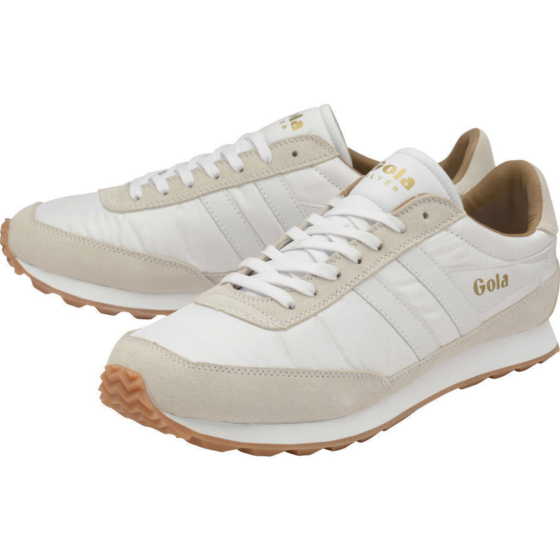 Gola Men's Flyer Sneakers | White/Gum