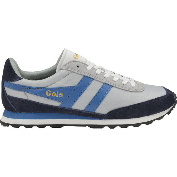 Gola Men's Flyer Sneakers | Grey/Navy/Marine Blue