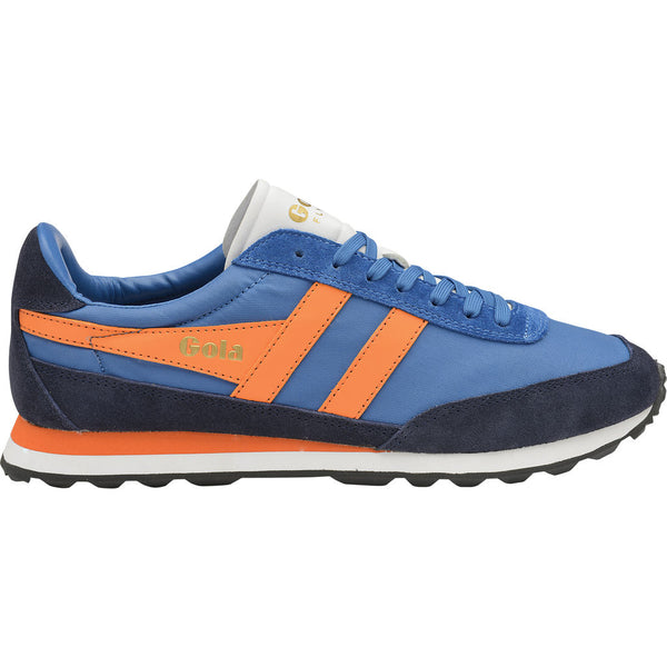 Gola Men's Flyer Sneakers | Marine Blue/Navy/Orange