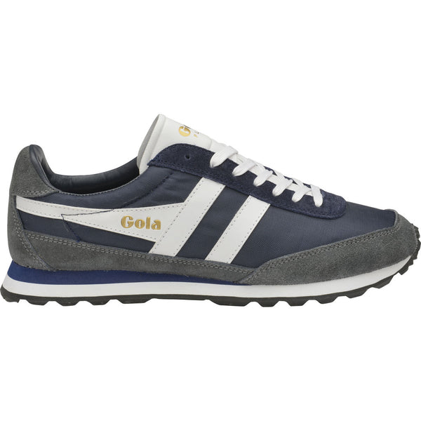 Gola Men's Flyer Sneakers | Navy/Graphite/White