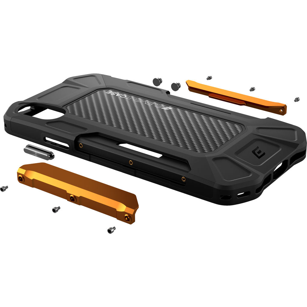 Element iPhone X Case Orange and Black iPhone Case Sportique