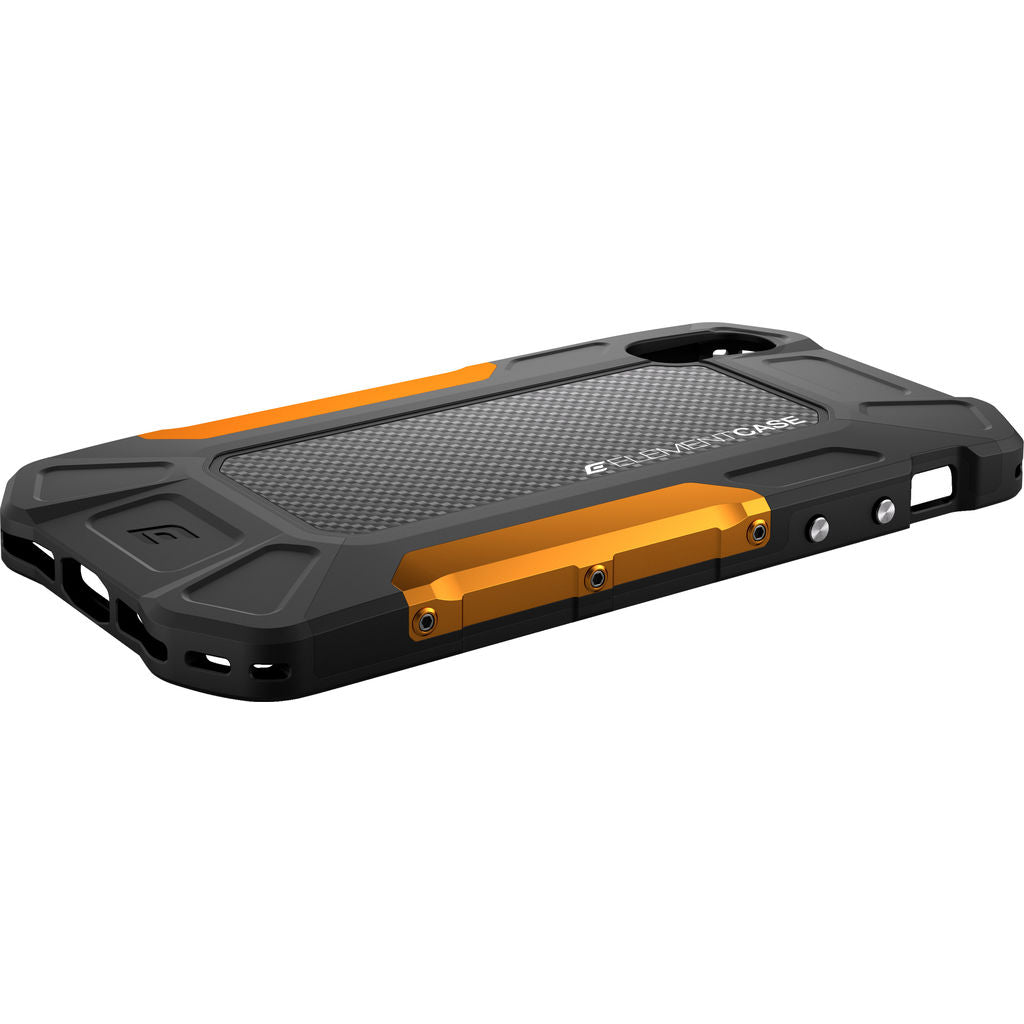 Element iPhone X Case Orange and Black iPhone Case Sportique
