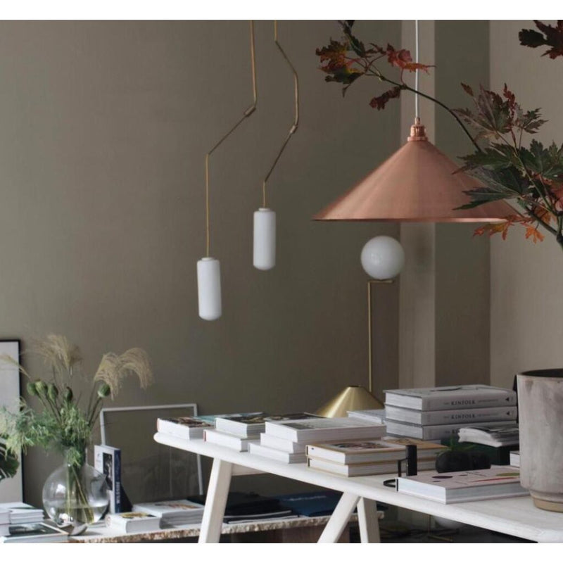 FRAMA Ventus Pendant Form 2 | Brass (34")