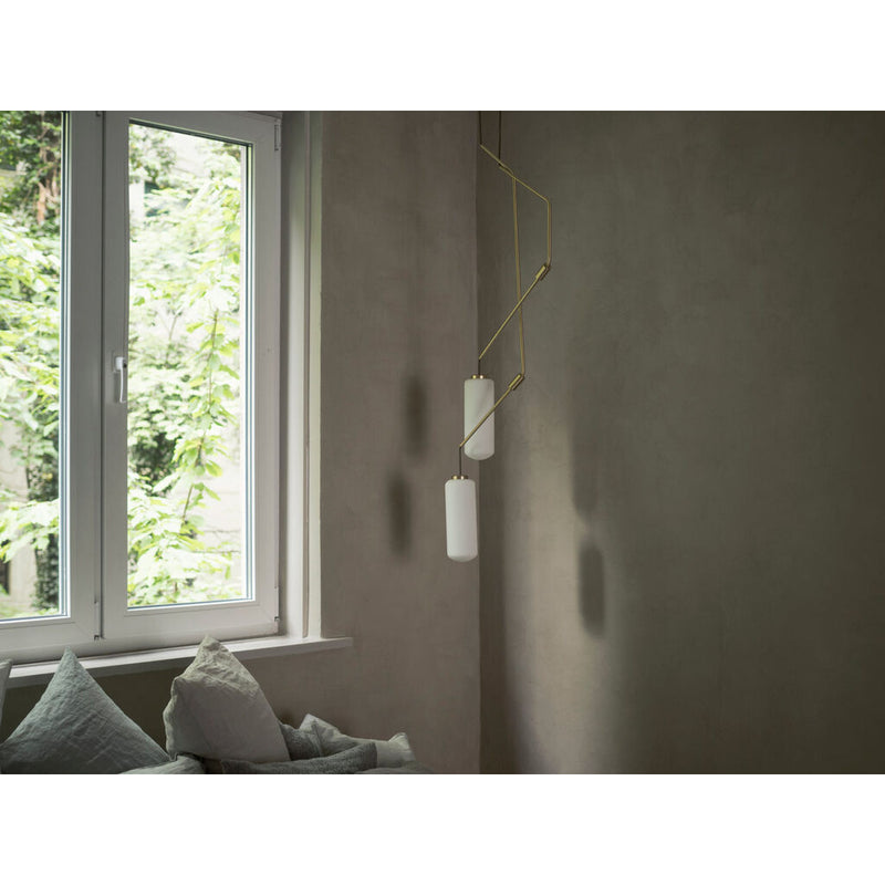 FRAMA Ventus Pendant Form 2 | Brass (34")