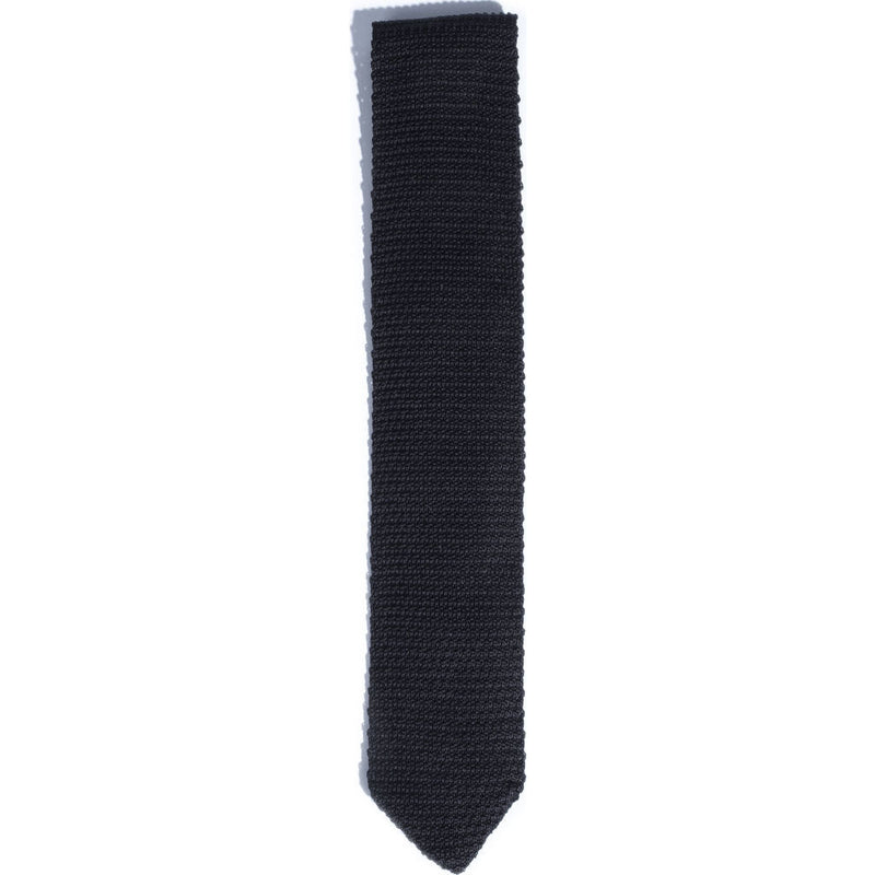 Hook & Albert Solid Knit Tie | Black FW14-KTSD-BLK-OS