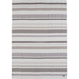 Faribault Cotton Kerrick Stripe Throw | Gray BTKSCH1341
