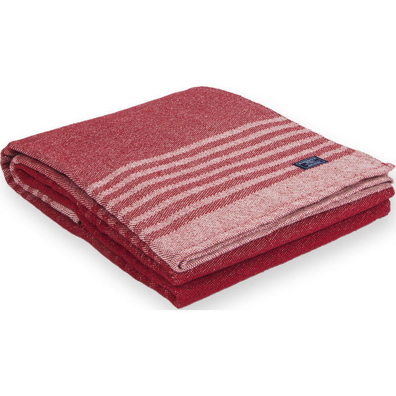 Faribault Eco-Woven Cotton Throw | Linear Stripe Red-BTLSRD1051